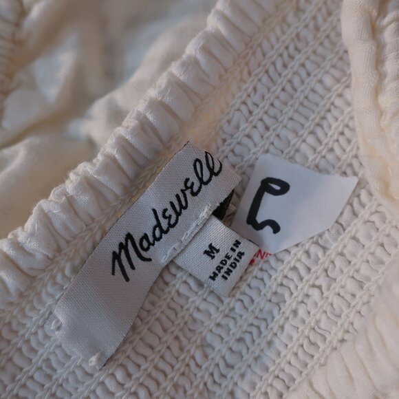 Womens Madewell Yellow Maxi Dress Sz M - Picture 7 of 7